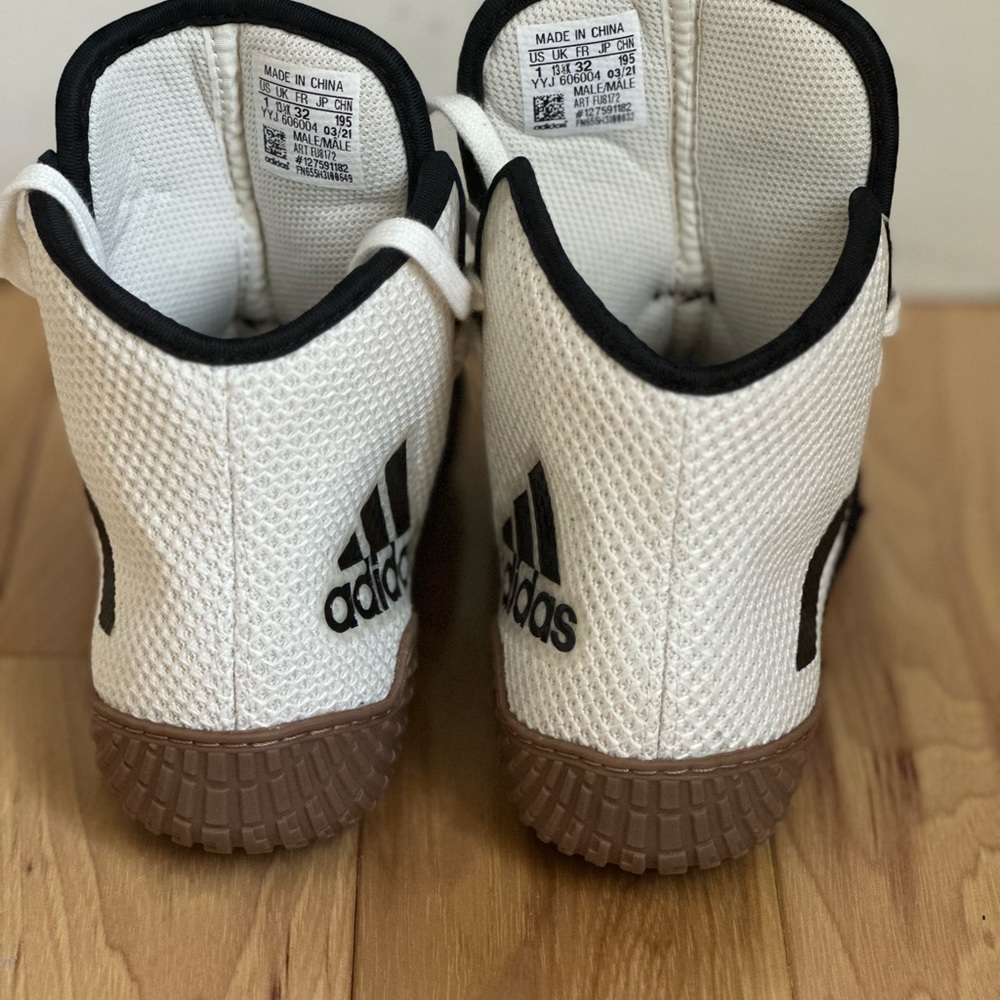 Adidas Youth wrestling Tech fall 2.0 white/black